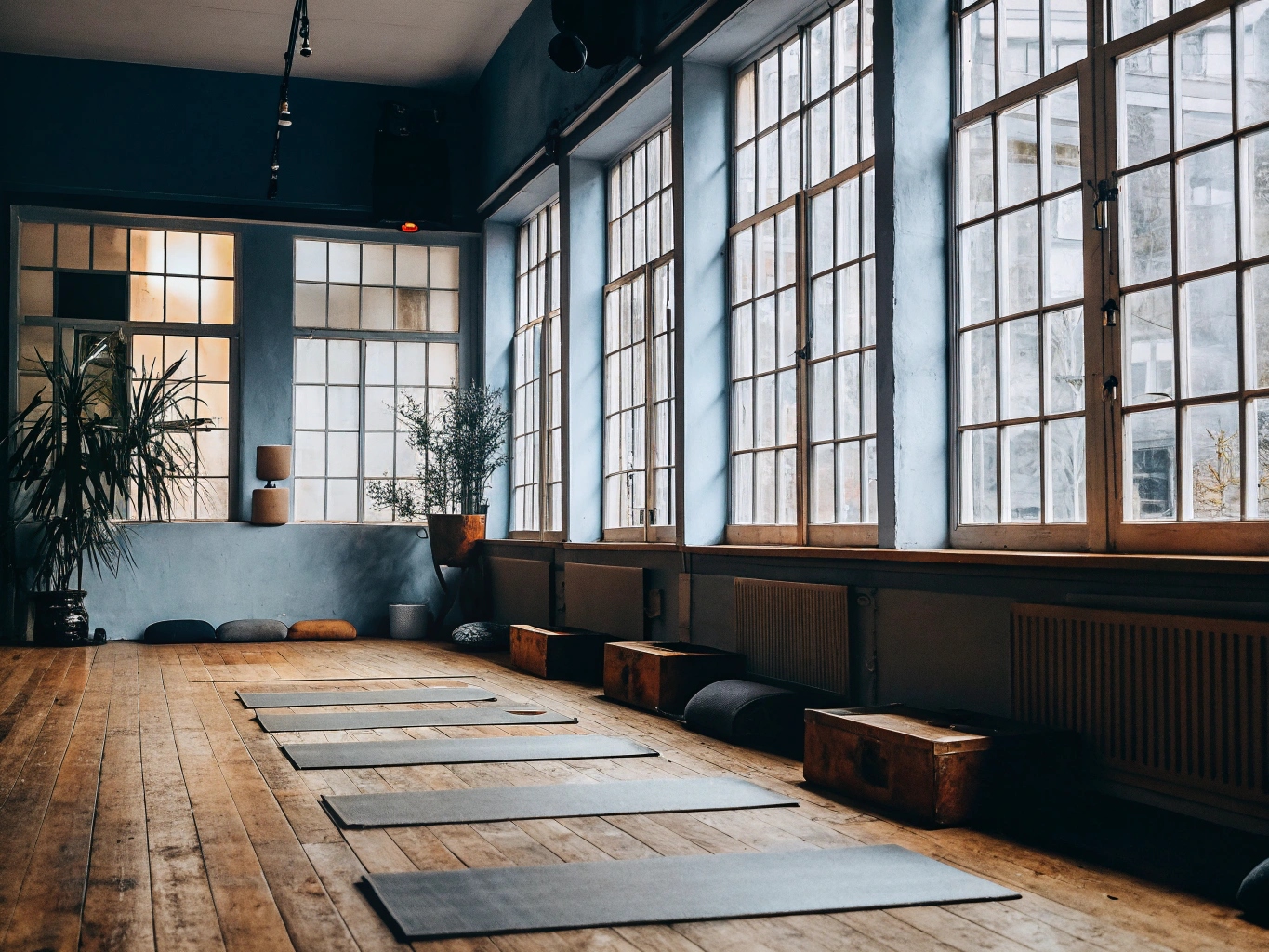 Utomhusyta för yoga